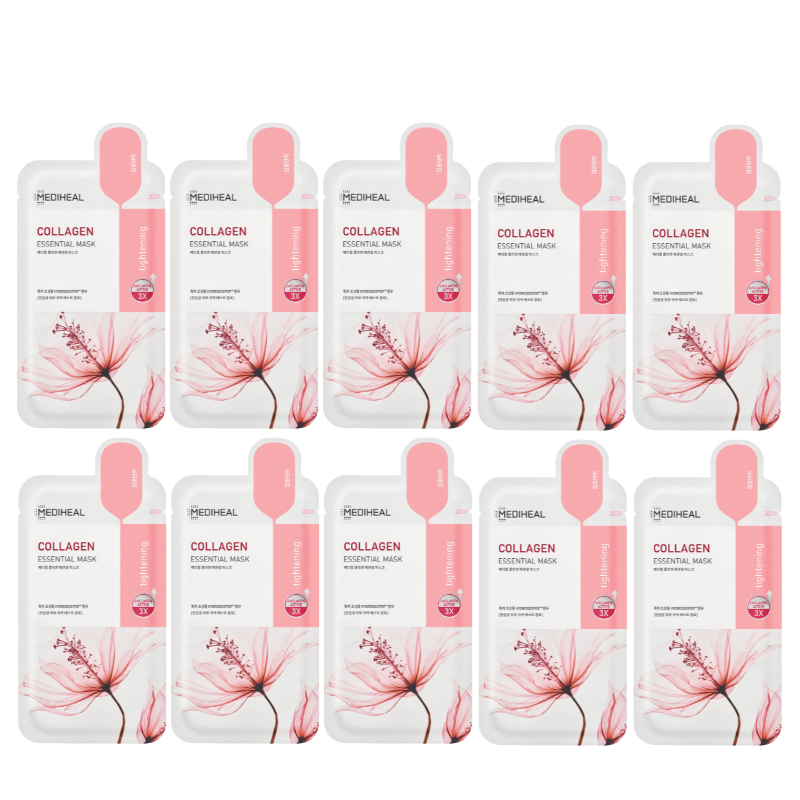 Bestkoreanskincares SHEET MASK Collagen Essential Mask Set (10 masks) MEDIHEAL
