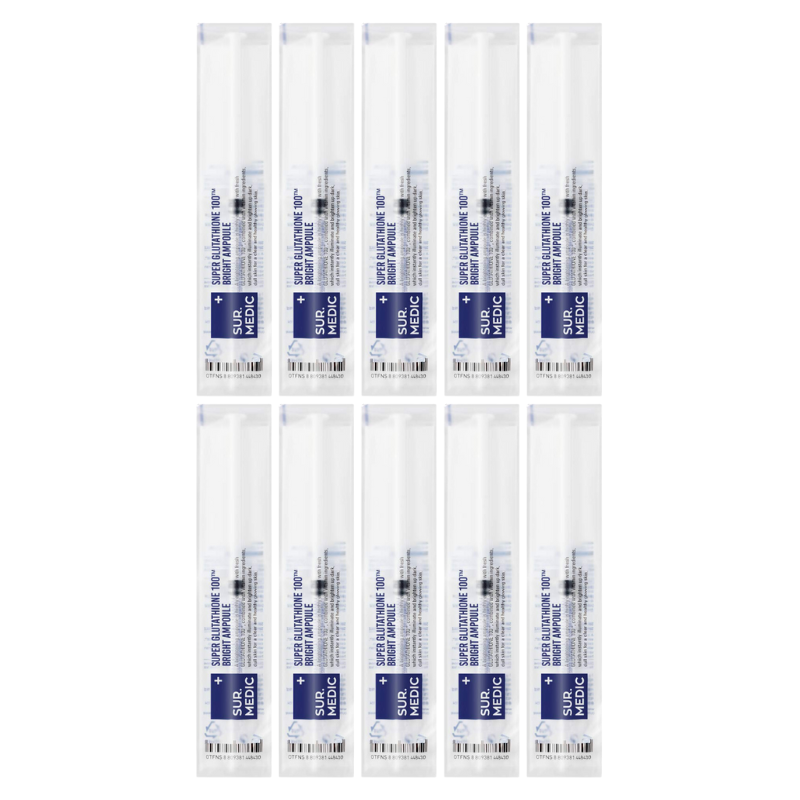 Bestkoreanskincares AMPOULE Super Glutathione 100 Bright Ampoule Set (10pcs) SUR.MEDIC+
