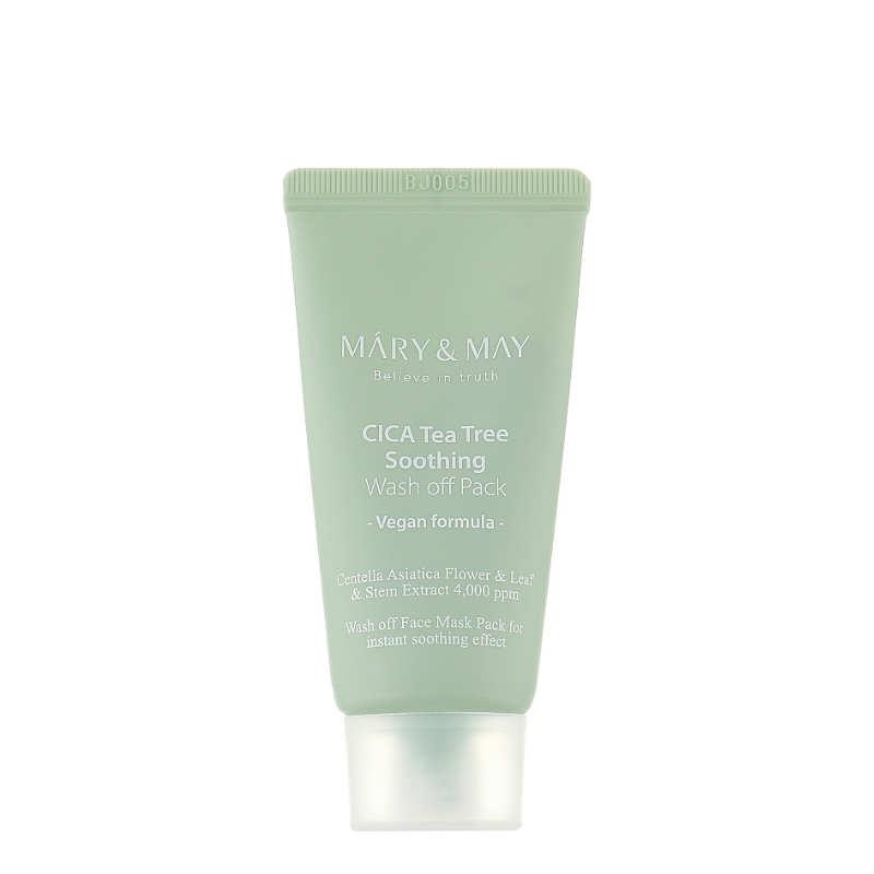 Bestkoreanskincares WASH-OFF MASK Cica Tea Tree Soothing Wash Off Mask Pack MARY&MAY