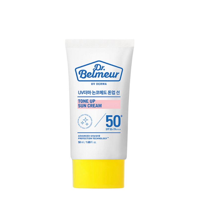Bestkoreanskincares SUN CREAM UV Derma Tone Up Sun Cream SPF 50+ PA++++ Dr. Belmeur