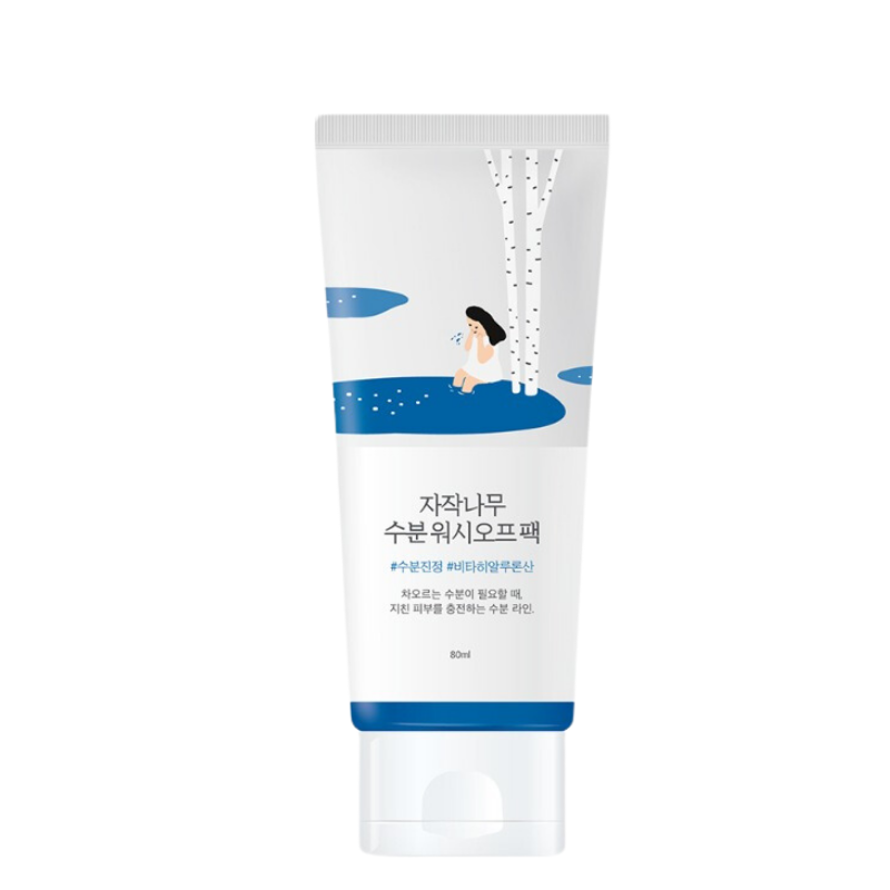 Bestkoreanskincares WASH-OFF MASK Birch Moisturizing Wash Off Mask ROUND LAB