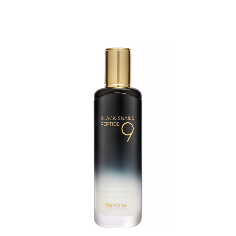 Bestkoreanskincares EMULSION Black Snail & Peptide9 Perfect Emulsion Farm Stay