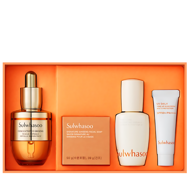 Bestkoreanskincares AMPOULE Concentrated Ginseng Rescue Ampoule Set Sulwhasoo