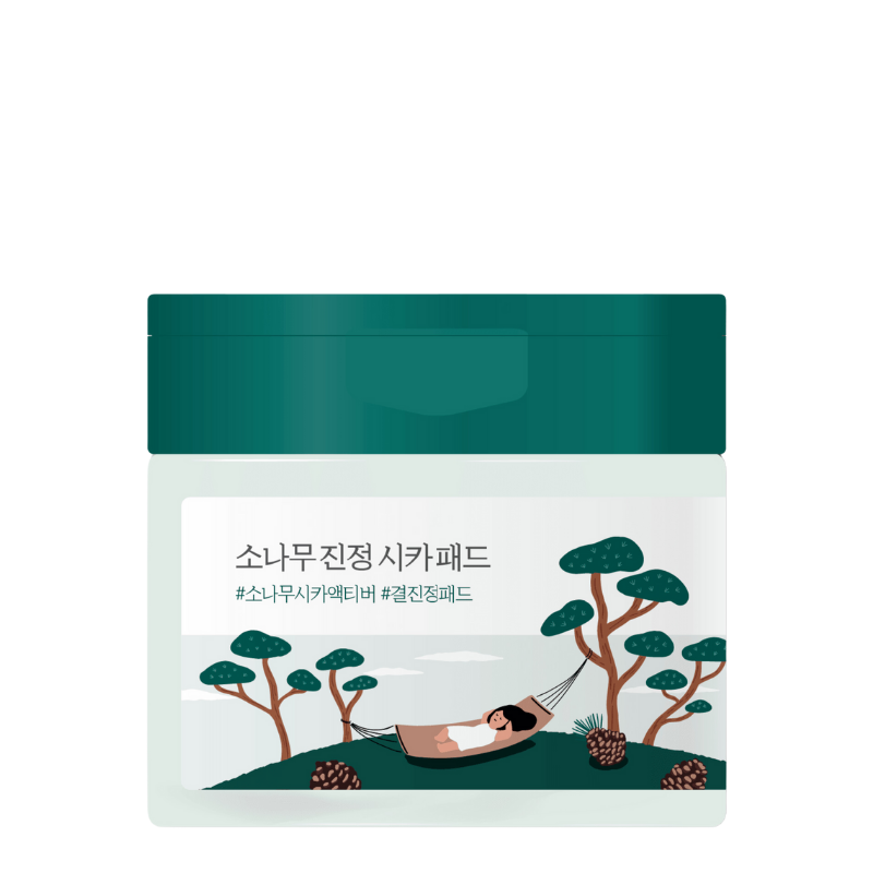 Bestkoreanskincares TONER PAD Pine Calming Cica Pad ROUND LAB
