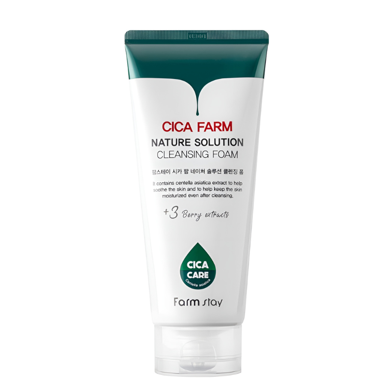 Bestkoreanskincares CLEANSING FOAM Cica Farm Nature Solution Cleansing Foam Farm Stay