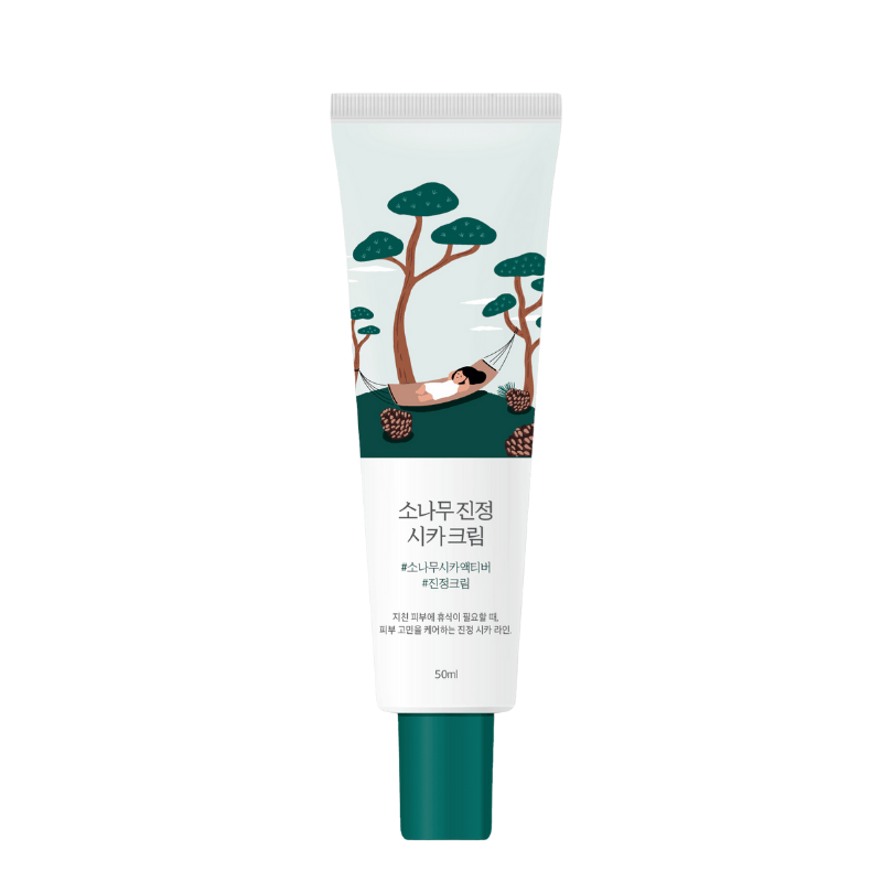 Bestkoreanskincares CREAM Pine Calming Cica Cream ROUND LAB