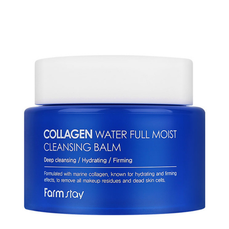 Bestkoreanskincares CLEANSING BALM Collagen Water Full Moist Cleansing Balm Farm Stay