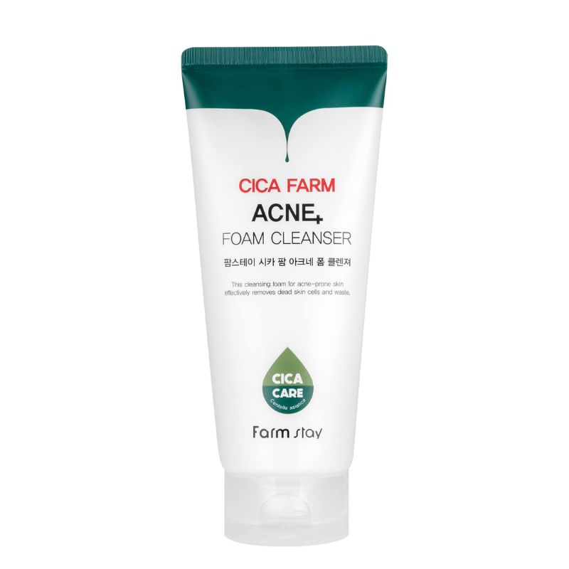 Bestkoreanskincares CLEANSING FOAM Cica Farm Acne Foam Cleanser Farm Stay