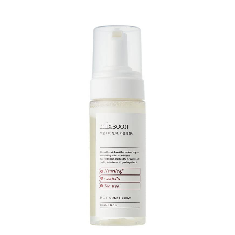 Bestkoreanskincares CLEANSING FOAM H.C.T. Bubble Cleanser mixsoon