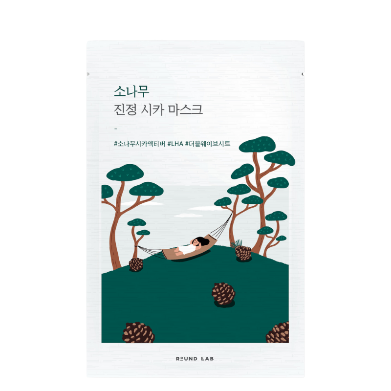 Bestkoreanskincares SHEET MASK Pine Calming Cica Sheet Mask ROUND LAB