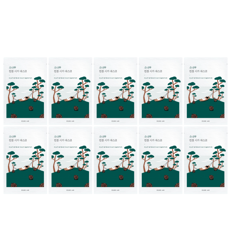 Bestkoreanskincares SHEET MASK Pine Calming Cica Sheet Mask ROUND LAB