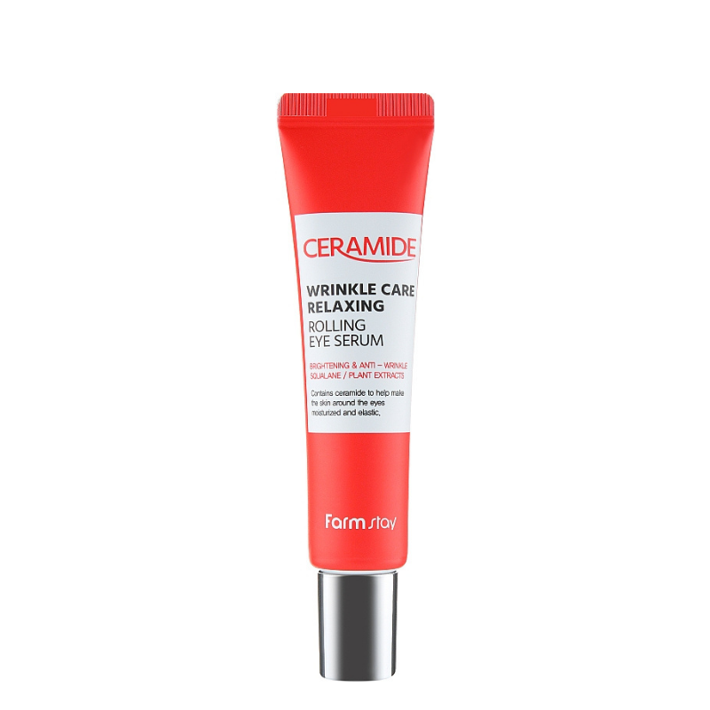 Bestkoreanskincares EYE SERUM Ceramide Wrinkle Care Relaxing Rolling Eye Serum Farm Stay