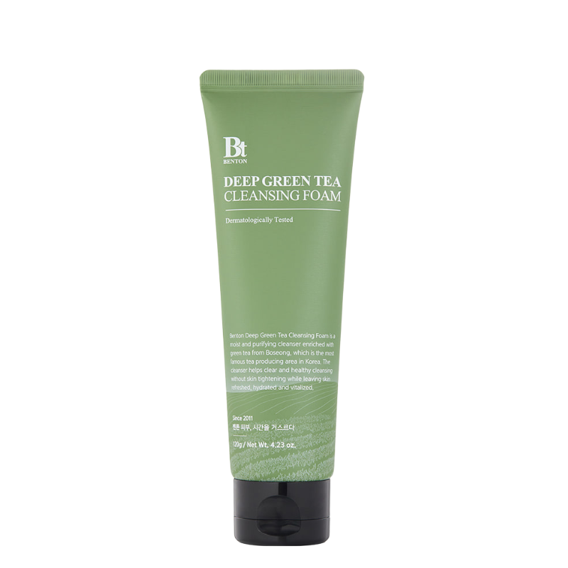 Bestkoreanskincares CLEANSING FOAM Deep Green Tea Cleansing Foam Benton