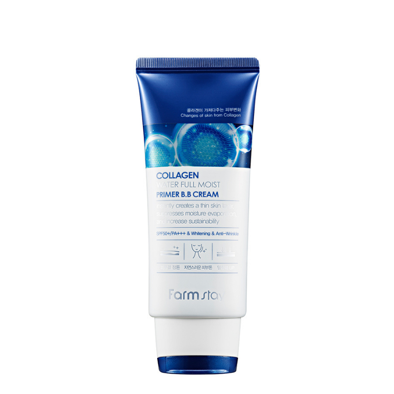 Bestkoreanskincares BB CREAM Collagen Water Full Moist Primer BB Cream SPF50+ PA+++ Farm Stay