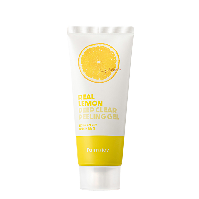 Bestkoreanskincares PEELING Farm Stay Real Lemon Deep Clear Peeling Gel Farm Stay
