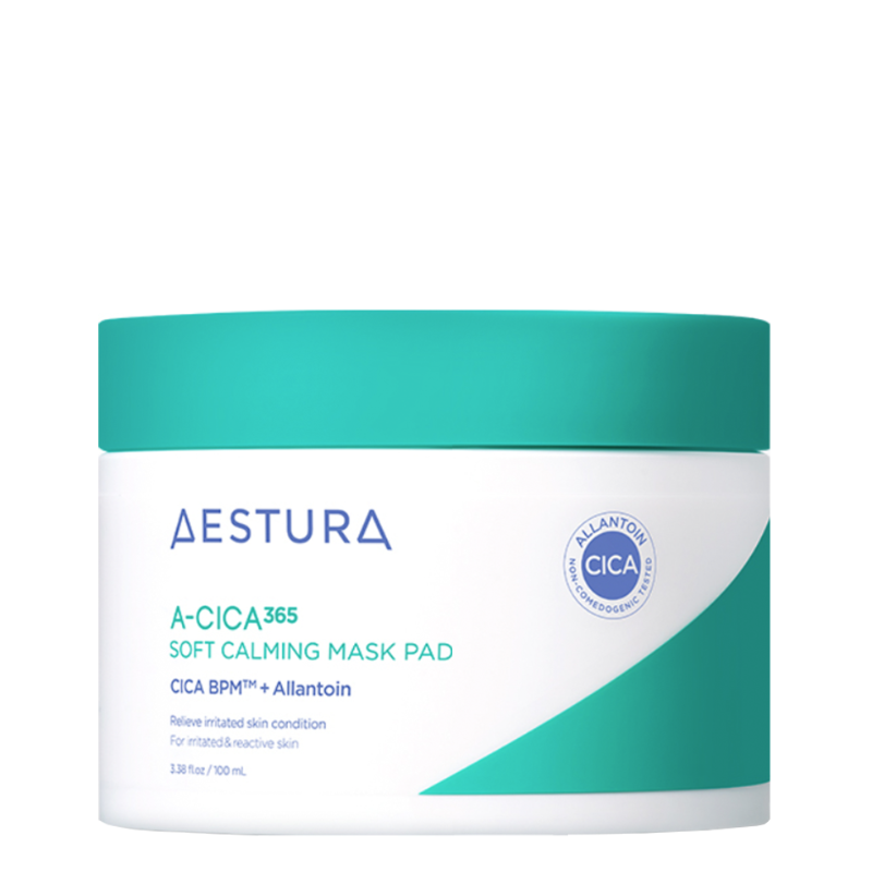 Bestkoreanskincares TONER PAD A-Cica 365 Soft Calming Mask Pad (60 pads) AESTURA