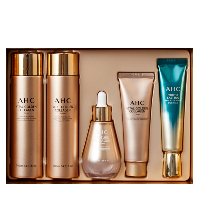 Bestkoreanskincares SET Vital Golden Collagen Youth Total Care Set AHC