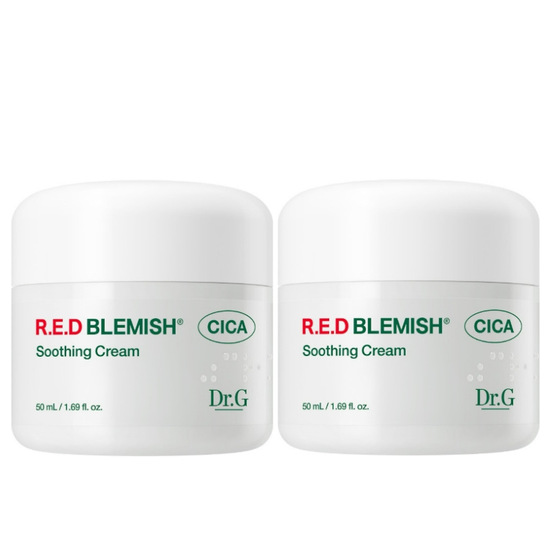 Bestkoreanskincares CREAM R.E.D Blemish Cica Soothing Cream Valuet Set (2 pack) Dr.G