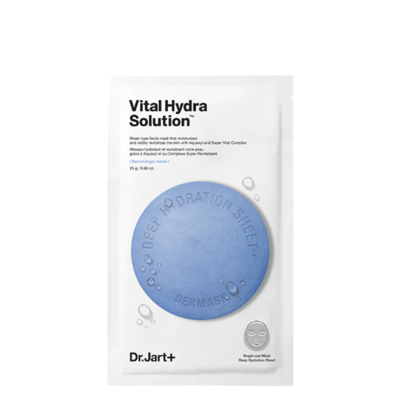 Bestkoreanskincares SHEET MASK Dermask Water Jet Vital Hydra Solution Mask Set (5 masks) Dr.Jart+