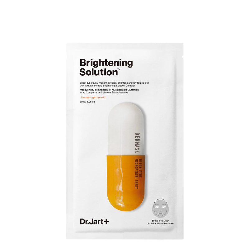 Bestkoreanskincares SHEET MASK Dermask Micro Jet Brightening Solution Set ( 5 masks) Dr.Jart+