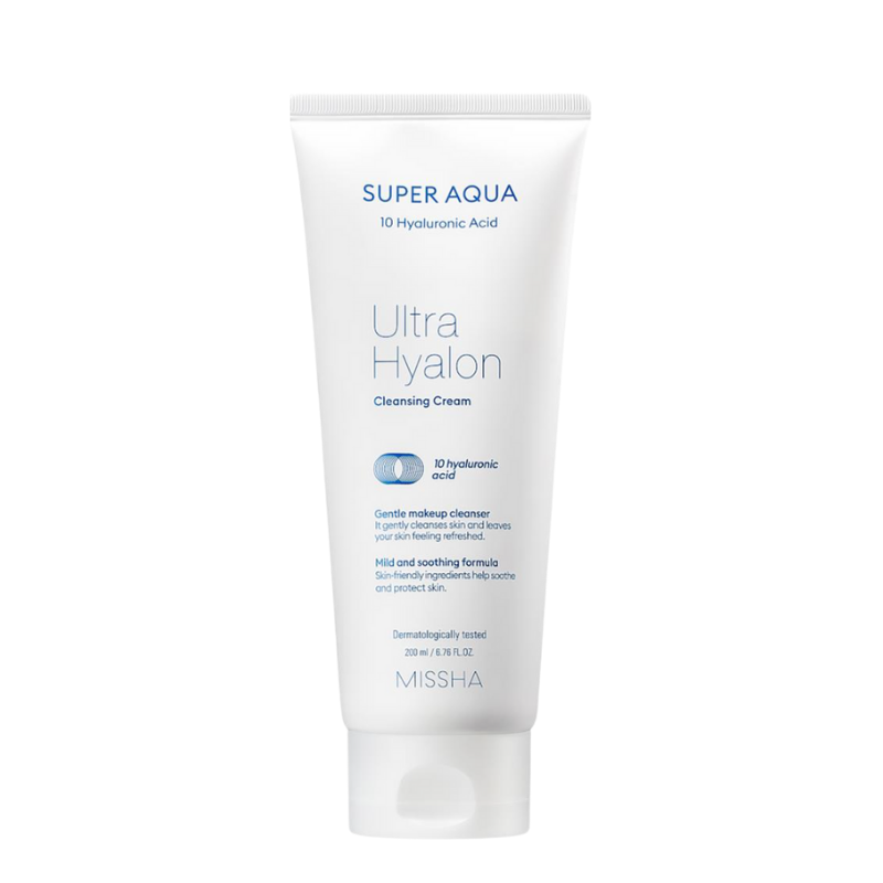 Bestkoreanskincares CLEANSING CREAM Super Aqua Ultra Hyalron Cleansing Cream MISSHA