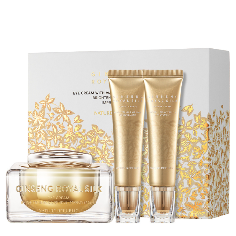 Bestkoreanskincares EYE CREAM Ginseng Royal Eye Cream with Free Gifts NATURE REPUBLIC