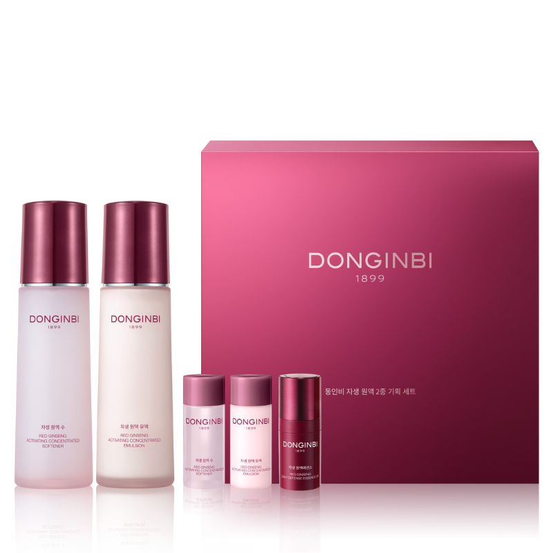Bestkoreanskincares SET Red Ginseng Activating Concentrated Skincare Set DONGINBI
