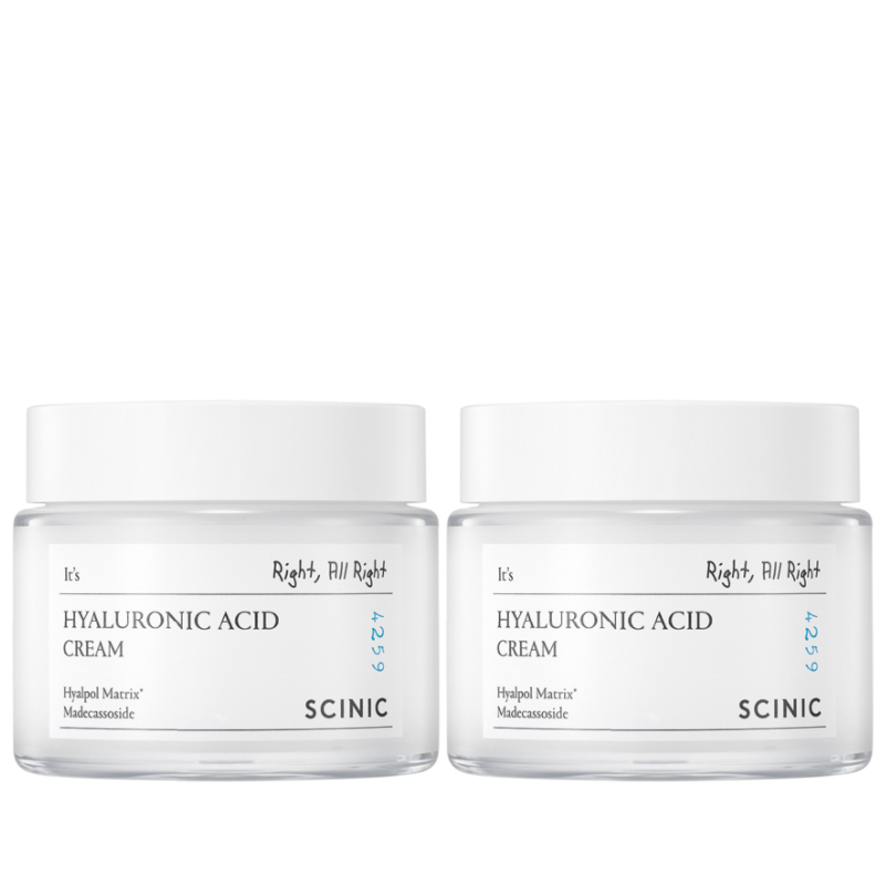 Bestkoreanskincares CREAM Hyaluronic Acid Cream Set (80ml x 2) SCINIC