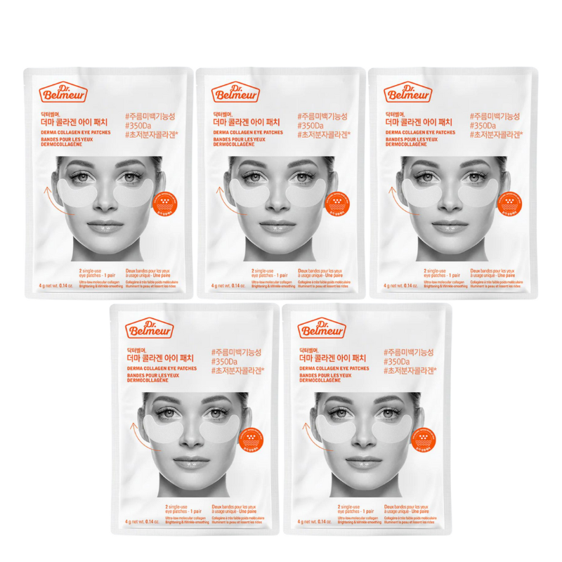 Bestkoreanskincares EYE PATCH Derma Collagen Eye Patches Set (5 pack) Dr. Belmeur