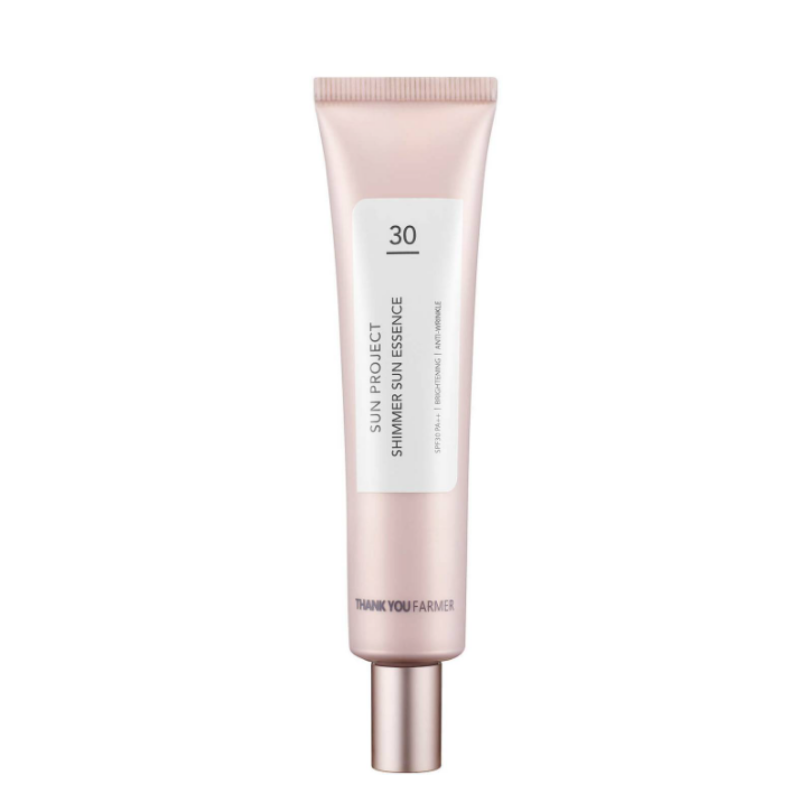 Bestkoreanskincares SUN ESSENCE Sun Project Shimmer Sun Essence SPF30 PA++ THANK YOU FARMER