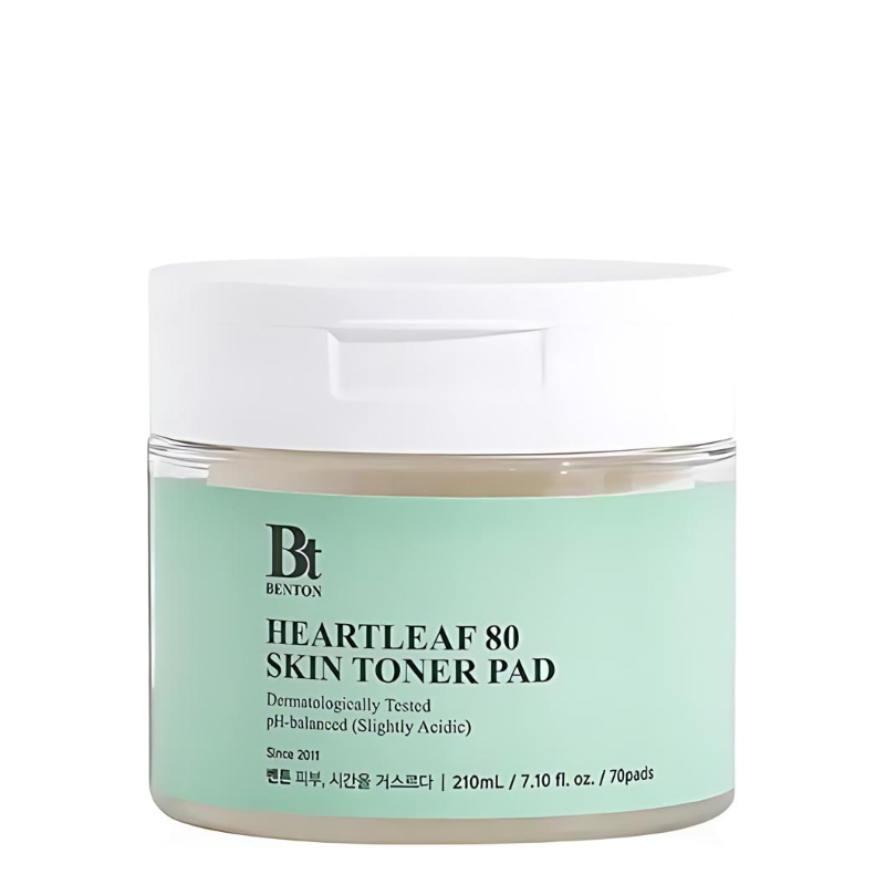Bestkoreanskincares TONER PAD Heartleaf 80 Skin Toner Pad (70 pads) Benton