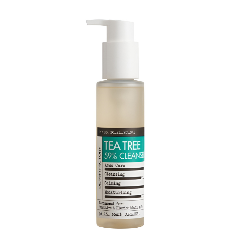 Bestkoreanskincares CLEANSING GEL Tea Tree 59% Gel Cleanser DERMA FACTORY