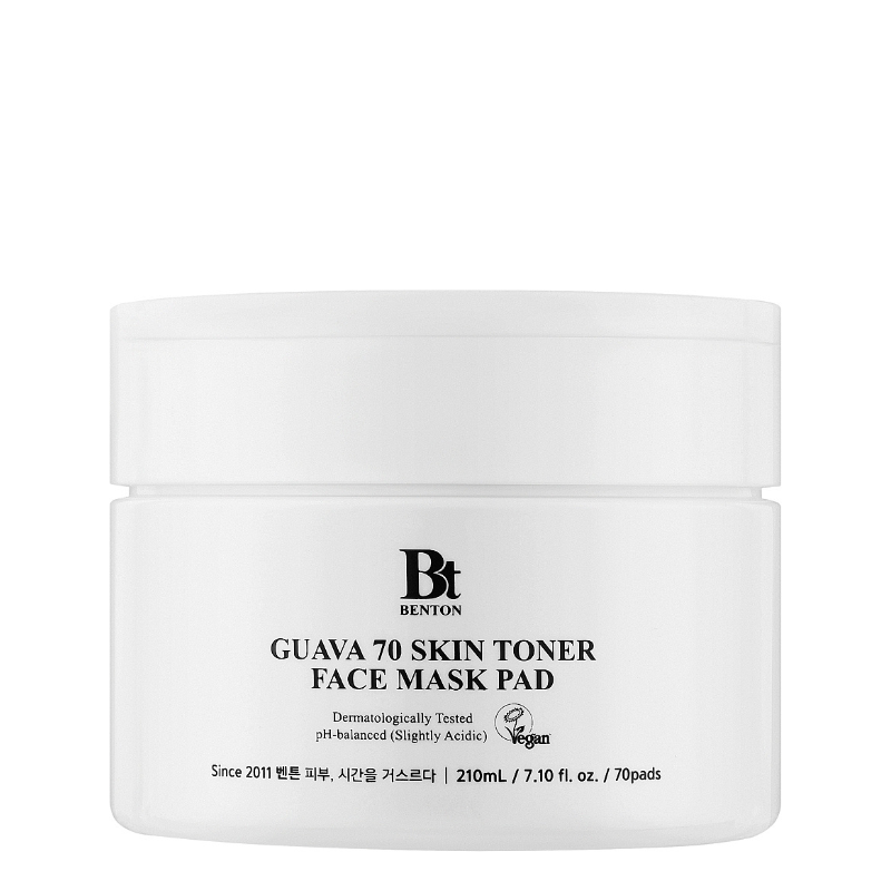 Bestkoreanskincares TONER PAD Guava 70 Skin Toner Face Mask Pad (70 pads) Benton