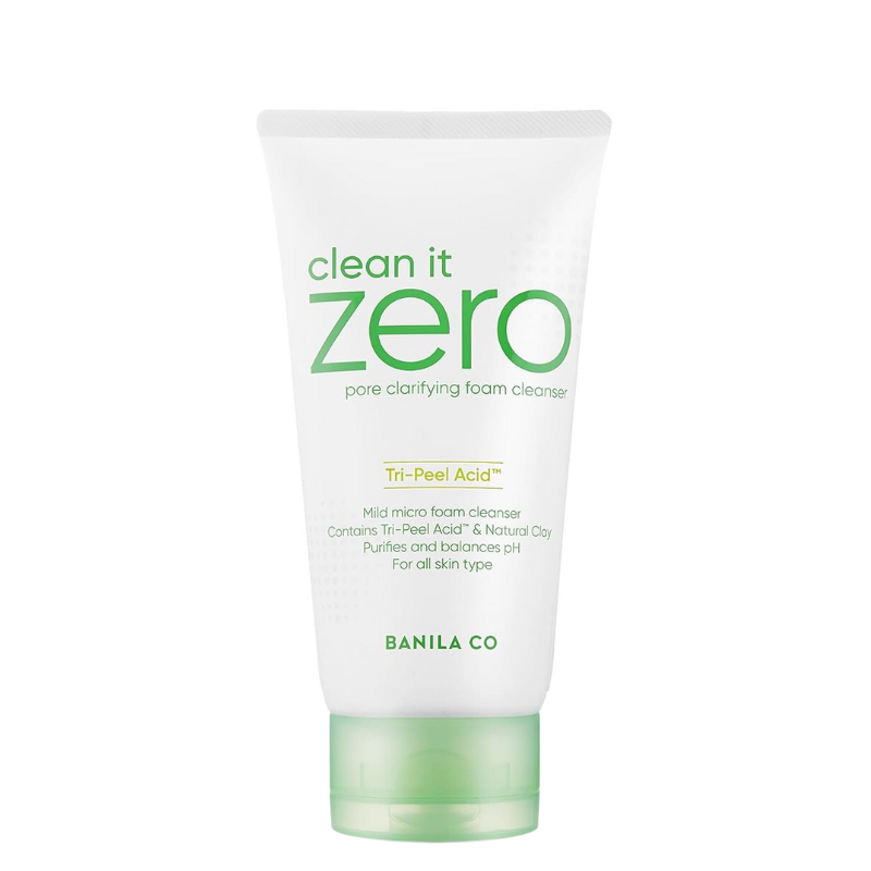 Bestkoreanskincares CLEANSING FOAM Clean It Zero Pore Clarifying Foam Cleanser BANILA CO