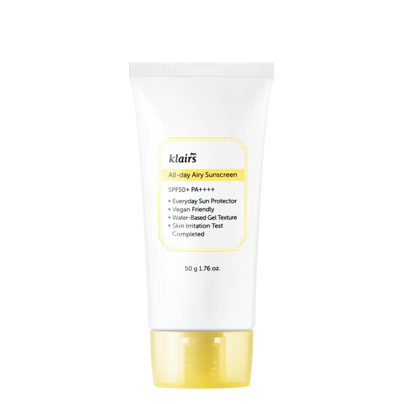 Bestkoreanskincares SUN CREAM All-day Airy Sunscreen SPF50+ PA++++ Dear, Klairs