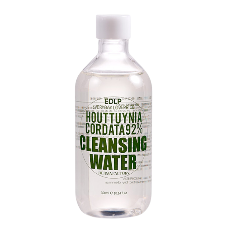 Bestkoreanskincares CLEANSING WATER EDLP Houttuynia Cordata 92% Cleansing Water DERMA FACTORY