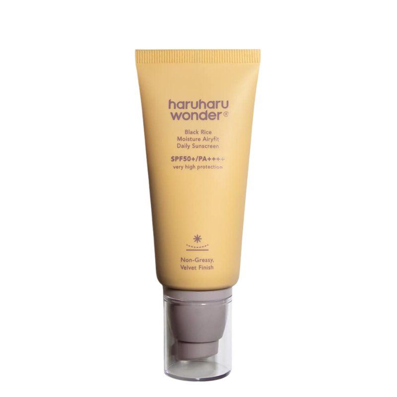 Bestkoreanskincares SUN CREAM Black Rice Moisture Airyfit Daily Sunscreen SPF50+ PA++++ haruharu wonder