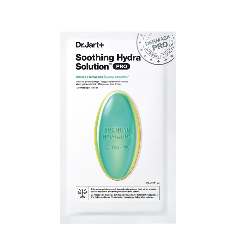 Bestkoreanskincares SHEET MASK Dermask Soothing Hydra Solution Mask Set (5 masks) Dr.Jart+