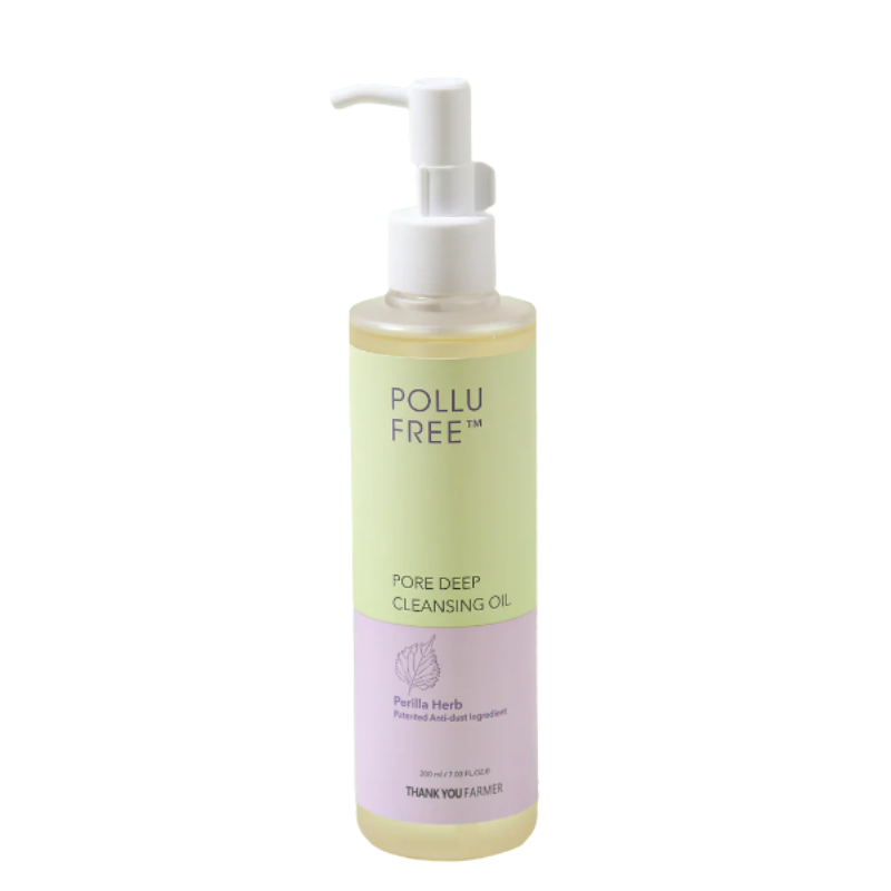 Bestkoreanskincares CLEANSING OIL Pollufree Pore Deep Cleansing Oil THANK YOU FARMER