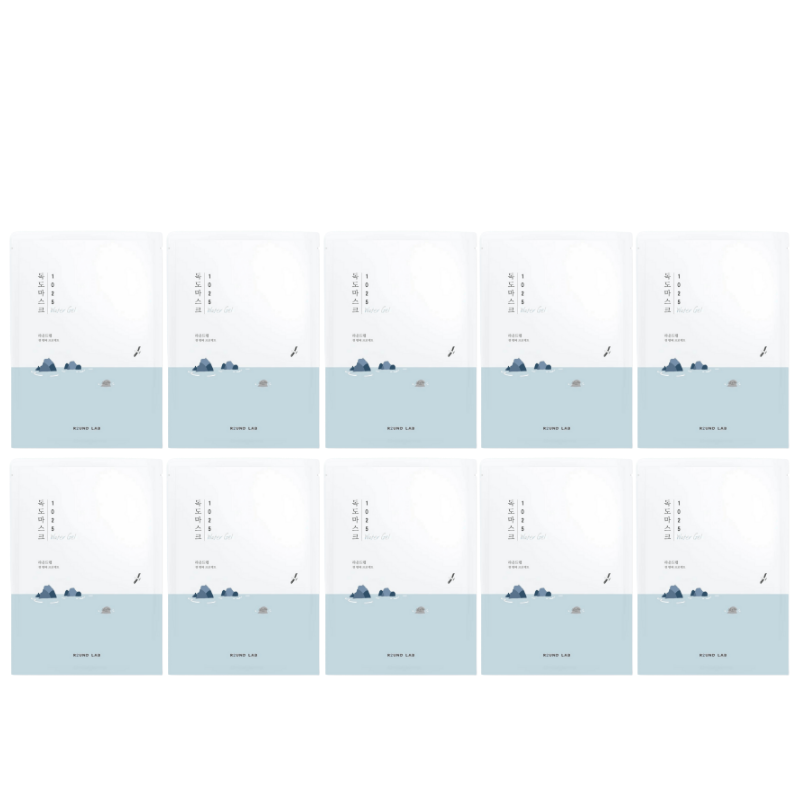 Bestkoreanskincares SHEET MASK 1025 Dokdo Water Gel Mask Sheet Set (10 masks) ROUND LAB