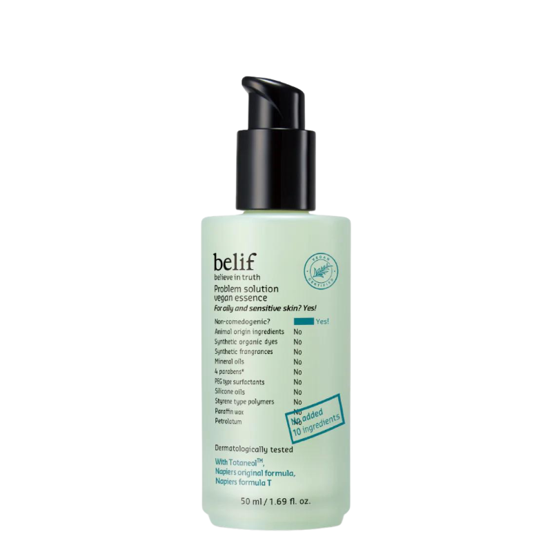 Bestkoreanskincares ESSENCE Problem Solution Vegan Essence belif