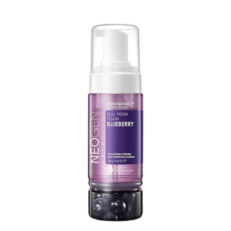 Bestkoreanskincares CLEANSING FOAM Dermalogy Real Fresh Foam Blueberry NEOGEN