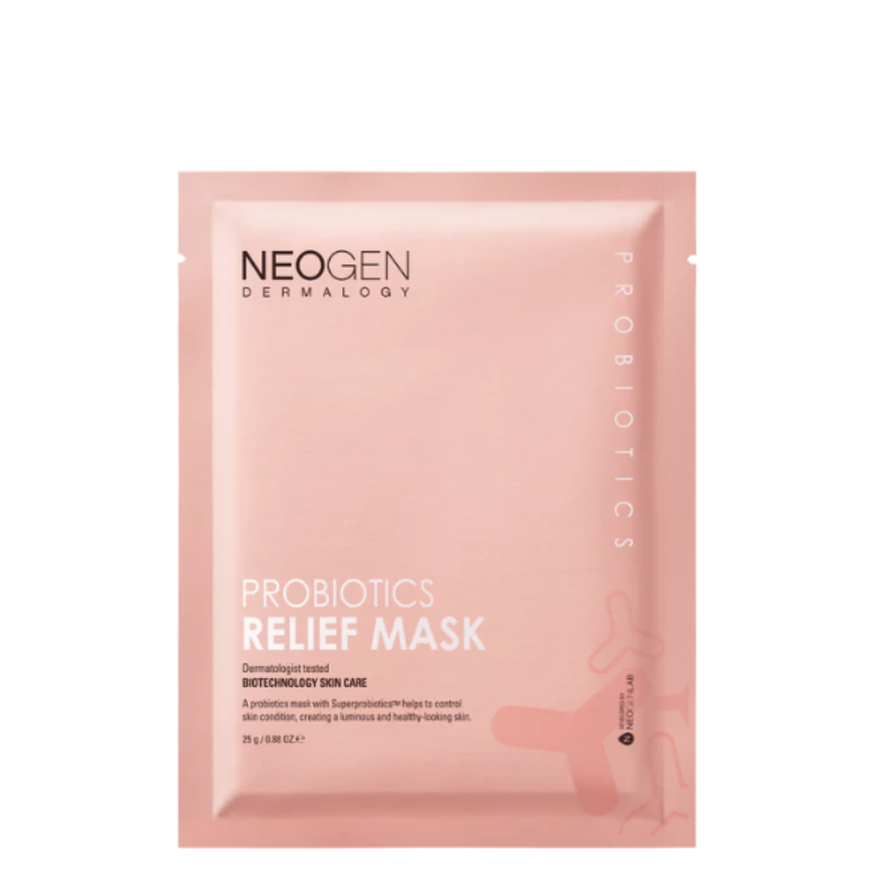 Bestkoreanskincares SHEET MASK Dermalogy Probiotics Relief Mask (5 masks) NEOGEN