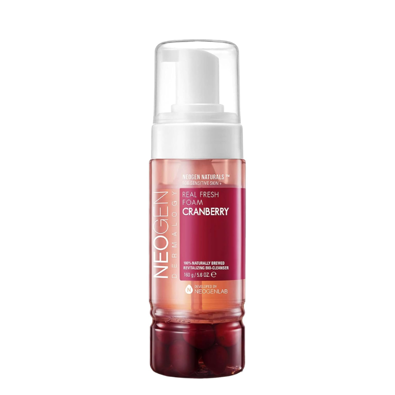 Bestkoreanskincares CLEANSING FOAM Dermalogy Real Fresh Foam Cranberry NEOGEN