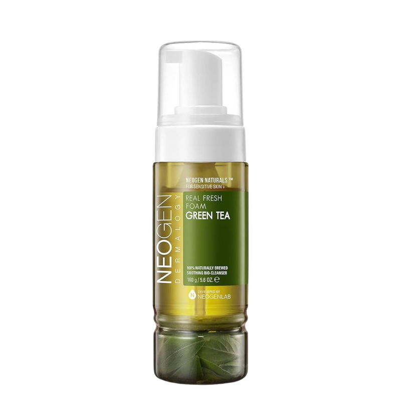 Bestkoreanskincares CLEANSING FOAM Dermalogy Real Fresh Foam Green Tea NEOGEN