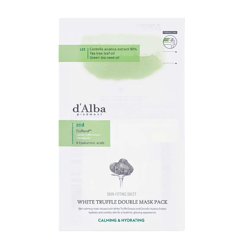 White Truffle Double Mask Pack Calming & Hydrating Set (4 masks)