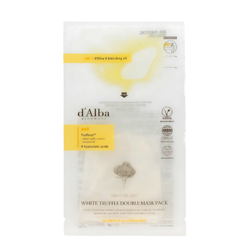White Truffle Double Mask Pack Nutritive & Hydrating Set (4 masks)