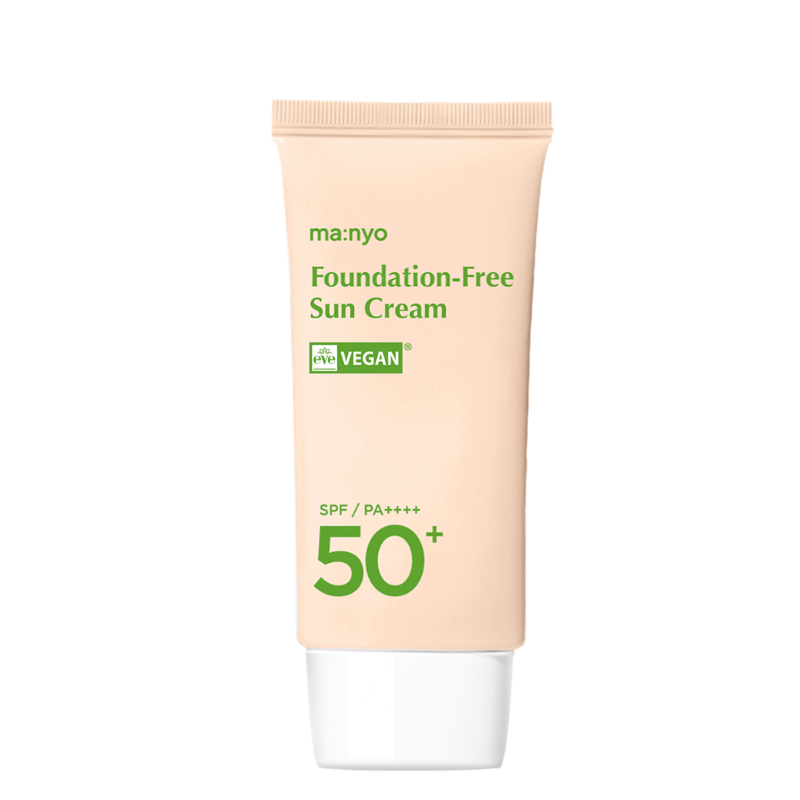 Bestkoreanskincares SUN CREAM Foundation-Free Sun Cream SPF50+ PA++++ ma:nyo