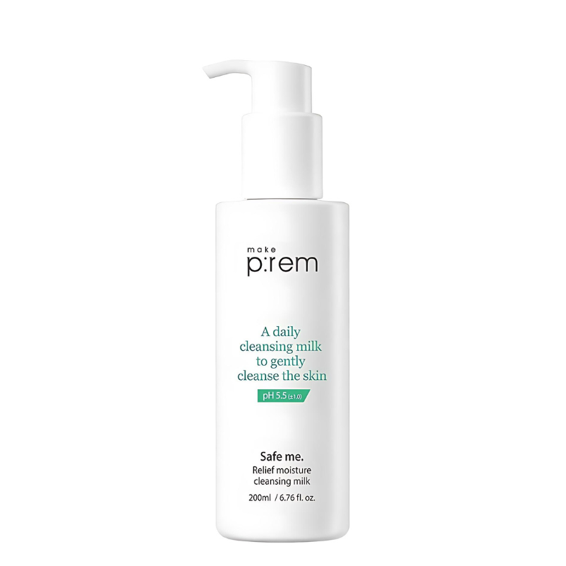 Bestkoreanskincares CLEANSING MILK Safe Me Relief Moisture Cleansing Milk make p:rem