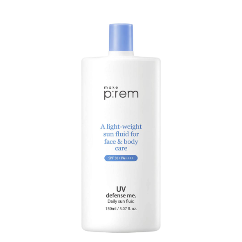Bestkoreanskincares SUN FLUID UV Defense Me Daily Sun Fluid SPF 50+ PA++++ make p:rem
